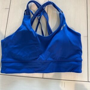 1st Phorm - Strappy Blue Sports Bra for Women